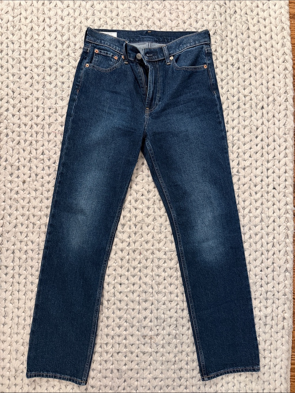 GAP Women's Wide-Leg Jeans in Dark Indigo